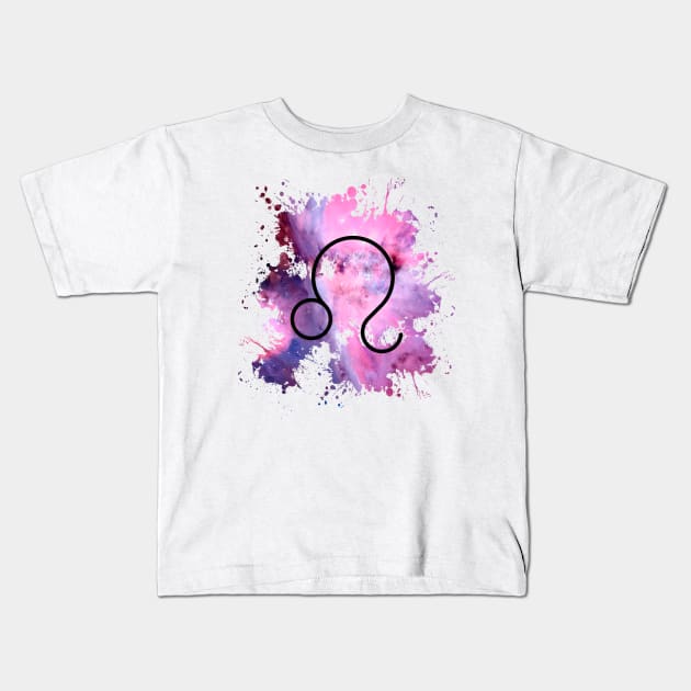 Leo Abstract Kids T-Shirt by Amasea